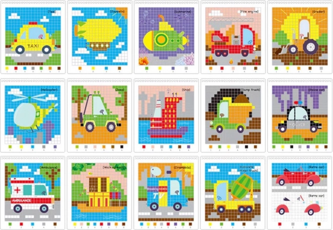 Creatieve pixelafbeeldingen