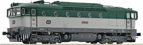 Roco diesellocomotief ČD 750 Brejlovec, digitale sound H0