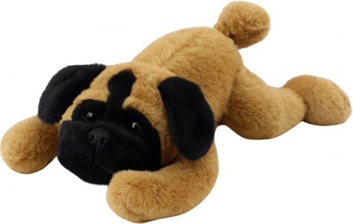 Pluchen Mopshond Liggend 40 cm