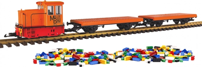 Startset bouwtrein met diesellocomotief