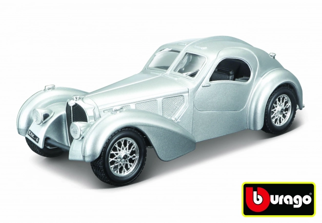 Bburago 1:24 Bugatti Atlantic zilver