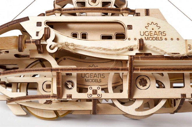 Ugears 3D puzzel - Sleepboot 169 stukken
