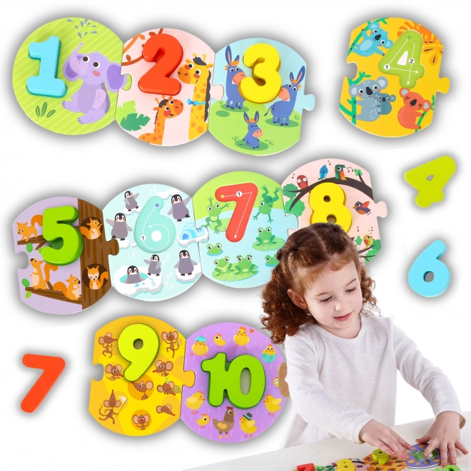Educatieve puzzel Montessori Tooky Toy