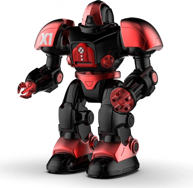 Afstandsbediende robot met schietschijven