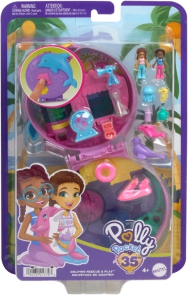 Polly Pocket Dolfijnen-Aquarium Compacte Speelset