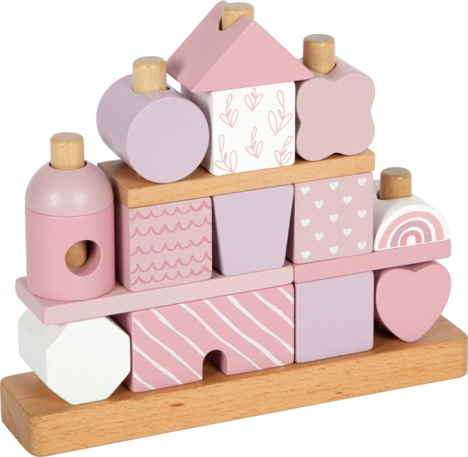 Small Foot Houten Stapelhuis Pastel