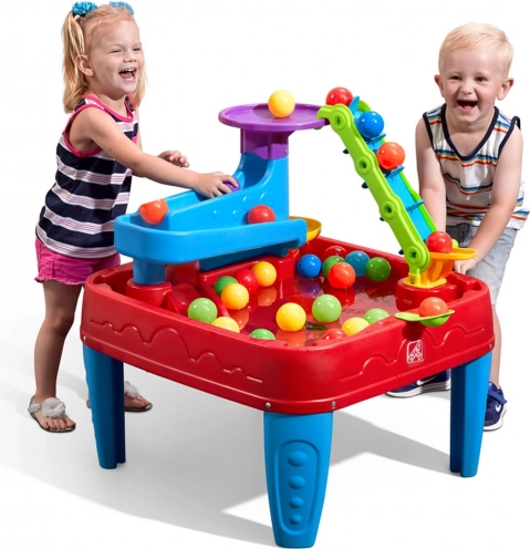 Tafel van de kleine ontdekkingsreiziger Water-zandbak