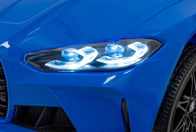 BMW M4 Witte Voertuig – Blauw