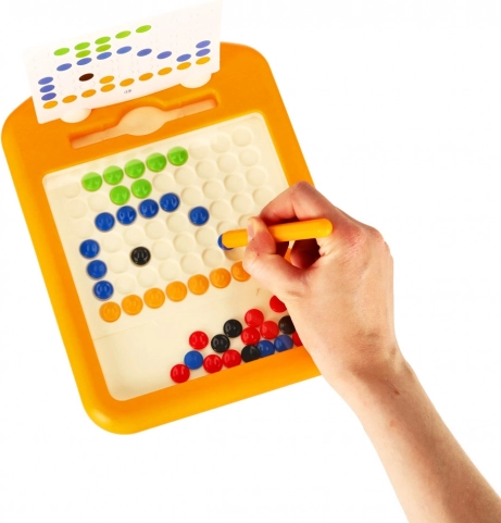 Magnetische pen en 40 balletjes voor precies spel