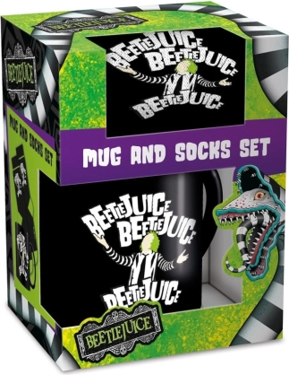 Beetlejuice heren cadeau set mok en sokken