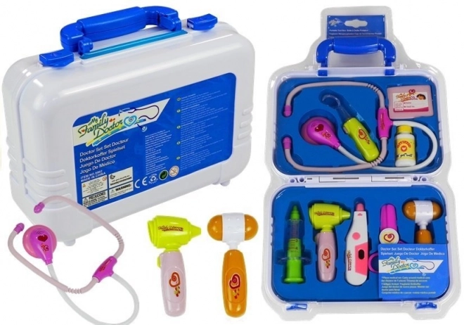Koffertje met accessoires voor arts