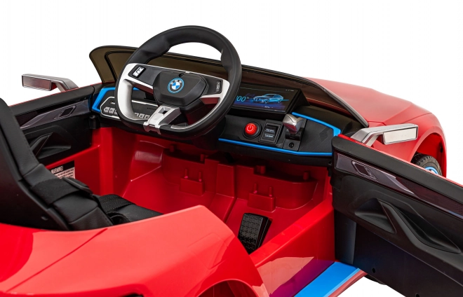 Kinderauto op batterij BMW i4 – Rood