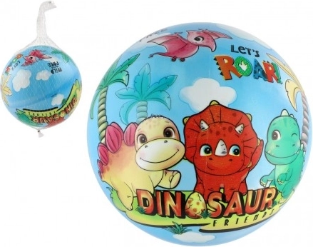 opblaasbare bal dinosaurusvrienden 23 cm in net