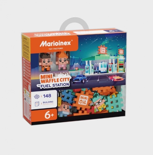 Mini Waffle blokken – tankstation, 148 stukjes