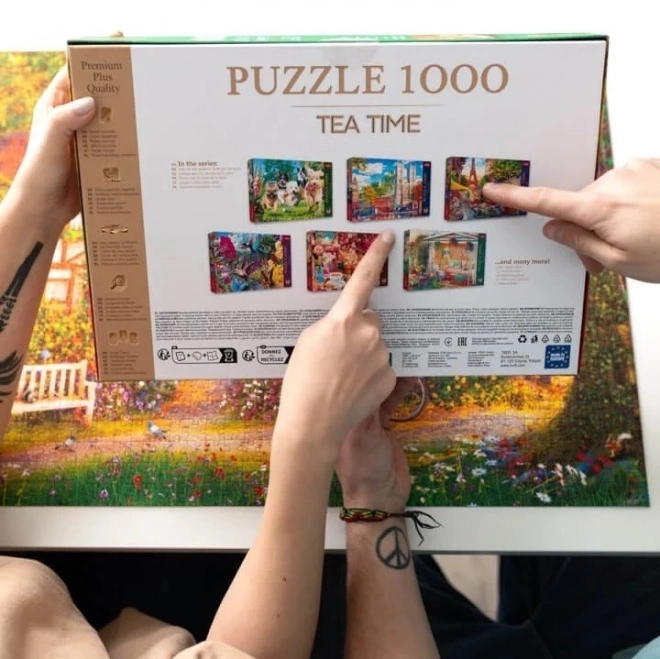 TREFL Puzzel Premium Plus Theetijd: Treinstation 1000 stukjes