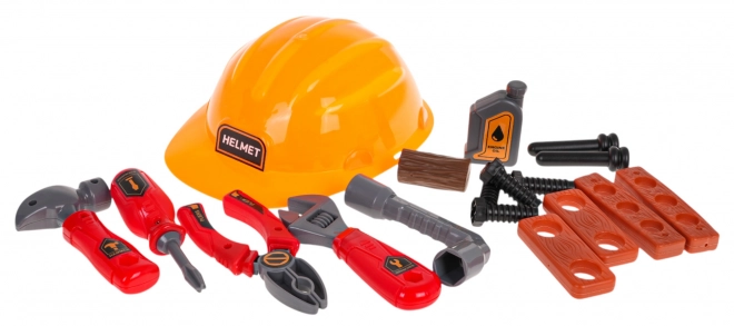 Kinderwerkplaats met gereedschap en accessoires