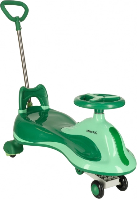 Groene rijende speelgoed Swing Fix voor kinderen
