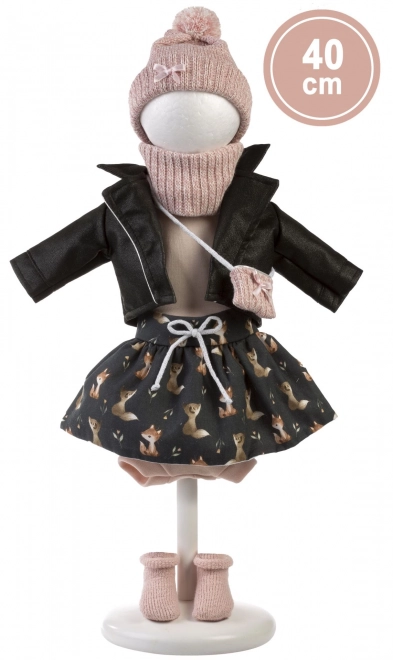 Realistische pop Lucia 40 cm met zacht stoffen lichaam