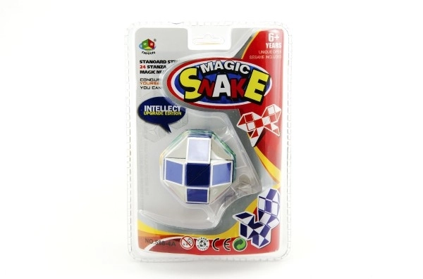 Magische slang Rubik's twist kleurrijk 26 cm