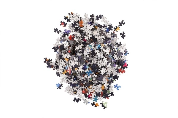 Puzzel ronde ruimte 1000 stukjes 65x65cm in doos 23x23x5,5cm
