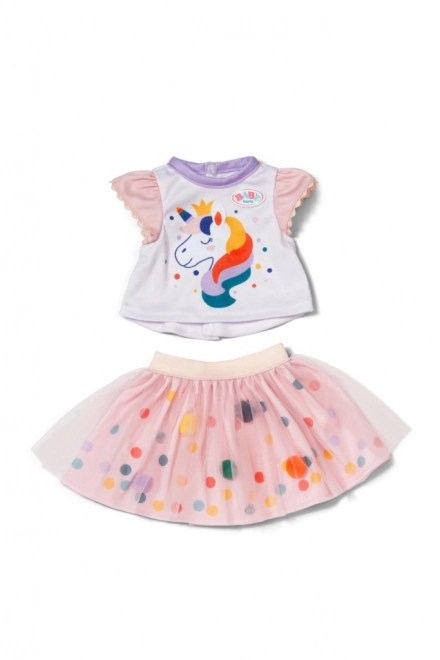Baby Born eenhoorn tutu jurkjes voor poppen