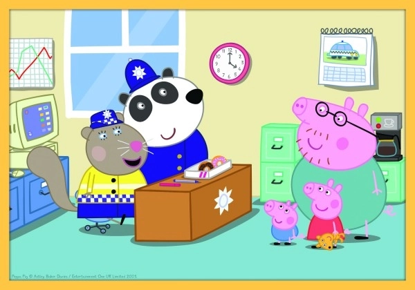 Puzzel 10v1 Peppa Pig