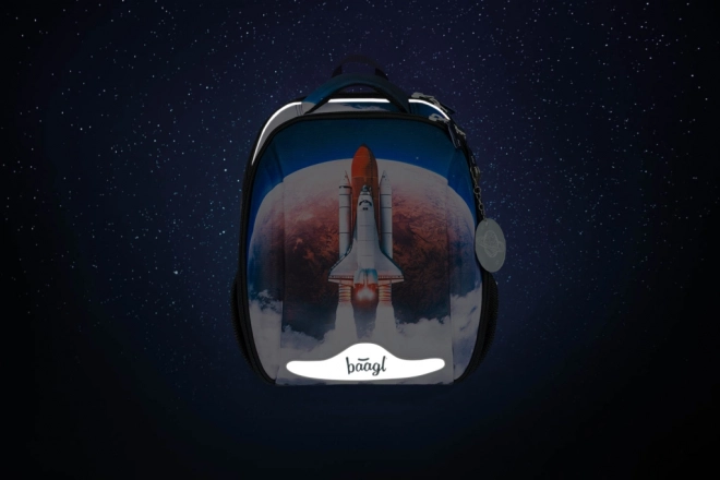 BAAGL SET 5 Shelly Ruimteshuttle: schooltas, etui, zak, map, doos