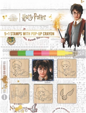 stempelset met waskrijt Harry Potter 5+1