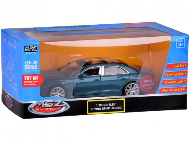 Metalen model Bentley Flying Spur Hybrid 1:38 interactief