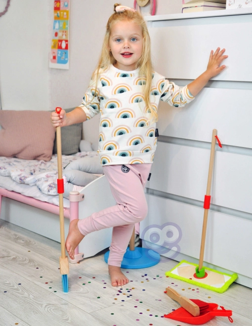 Houten schoonmaakset voor kinderen Tooky Toy