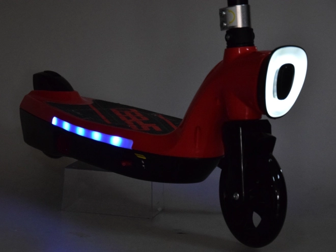 Elektrische step met LED verlichting – Rood