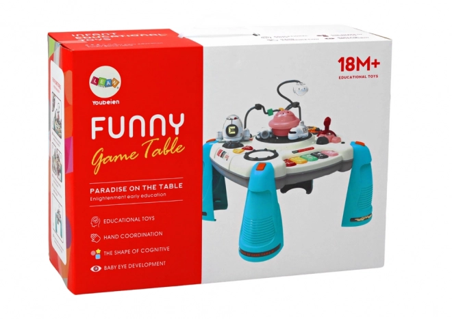 Interactieve Educatieve Kindertafel Piano Space Blue