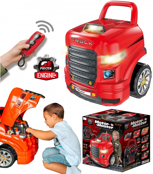 Woopie Grote vrachtwagen bouwset met accessoires