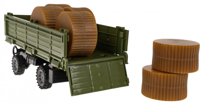 Groene trekker met aanhanger R/C