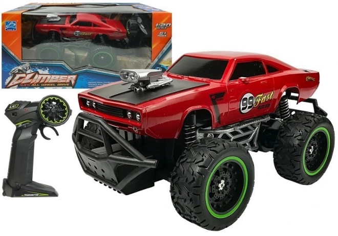 Rode op afstand bestuurbare terreinwagen R/C