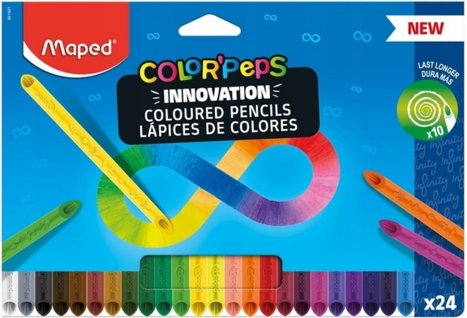 Kleurpotloden Maped Color'Peps Infinity 24 stuks