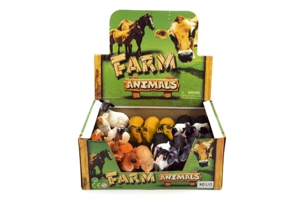 Boerderijdieren plastic 11cm mix soorten - 1st
