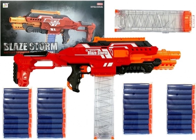 Kinderfoamblaster Blaze Storm met groot magazijn voor 40 pijltjes