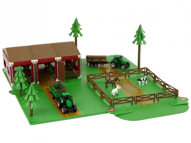 Boerderij Schuur Dieren Stalling Boerderij Twee Traktoren