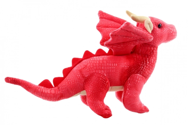 Pluche rode draak milieuvriendelijk