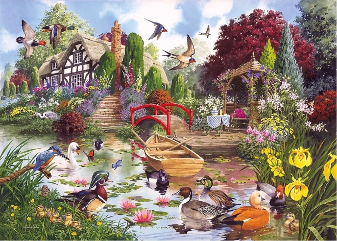 Gibsons Puzzel Flora en Fauna 4x500 stukken