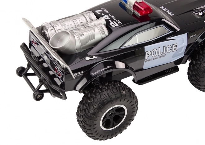 RC op afstand bestuurbare terrein politieauto 1:8