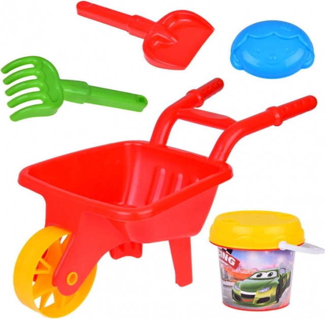Tuinset voor kinderen met kruiwagen en accessoires – Racing