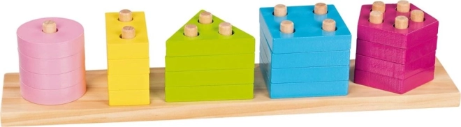 Houten sorteerpuzzel kleuren en vormen GOKI