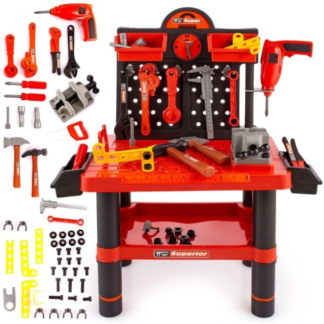 Kinderwerkbank Superior – Speelset met gereedschap