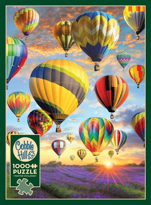 Puzzle COBBLE HILL heteluchtballonnen 1000 stukjes