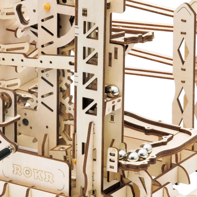 Knikkerbaan Marble Explorer - 3D houten bouwpakket