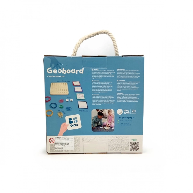 Houten bord voor creatieve creatie - Geoboard B. Toys