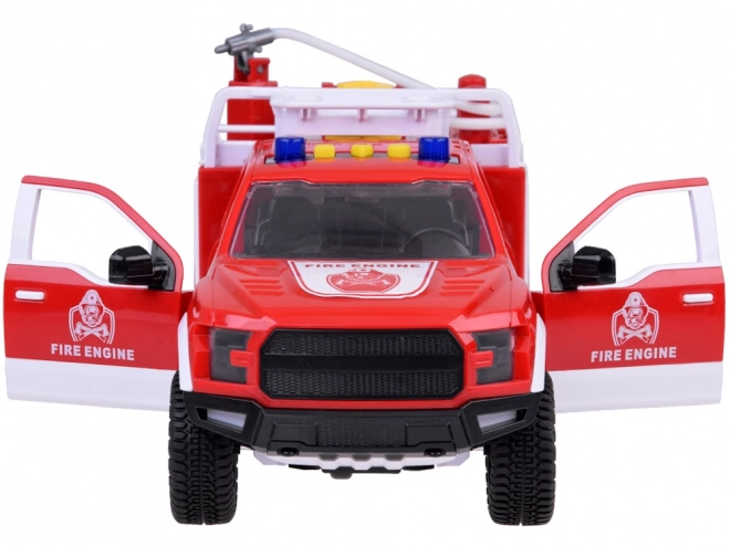 Brandweerwagen voor kinderen met geluid en licht