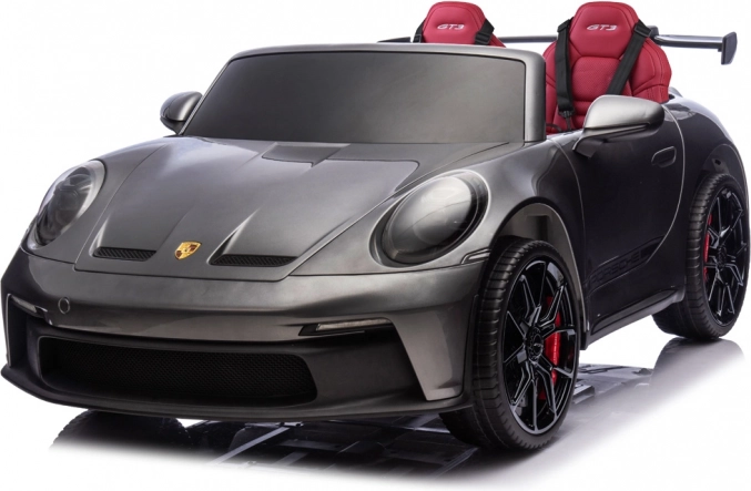 Gelakt elektrisch kinderauto PORSCHE 911 GT3, tweezitter, gelicentieerd